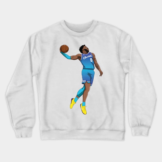 Miles Bridges Dunk Crewneck Sweatshirt by xavierjfong